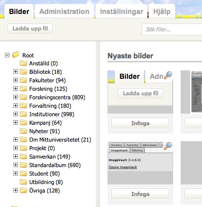 Ladda upp bilder