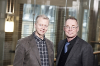 Prorektor Mats Tinnsten och  Rektor Anders Söderholm