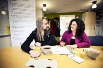 David Karlsson och Marie Andersson Mentorprogrammet