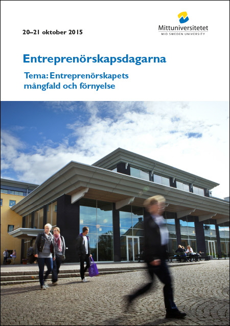 Omslag till programmet för Entreprenörskapsdagarna 2015