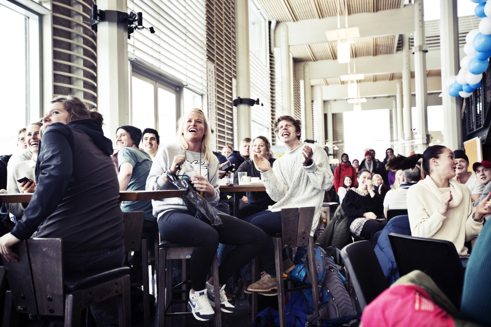 Studenter, Hus G Östersund, skidåkning i OS 2014