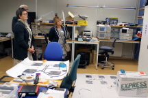 KKS styrelsebesök STC FSCN rfid lab