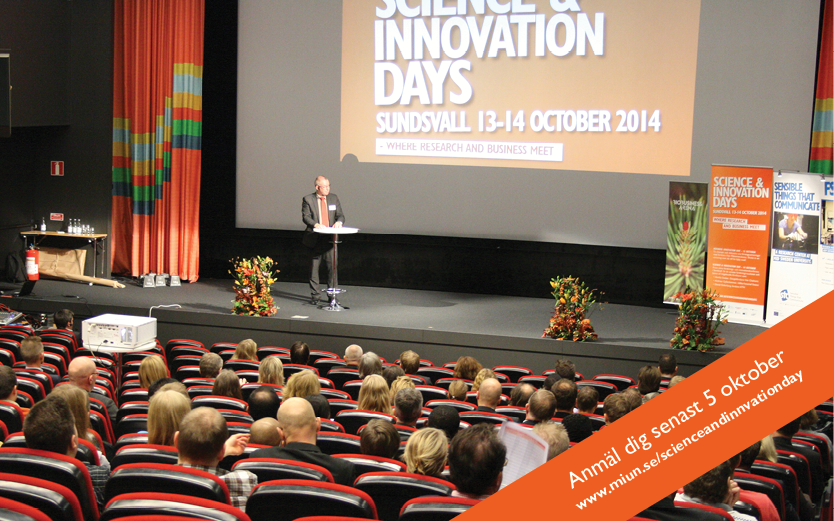 Science and Innovation Day anmäl innan 5 oktober