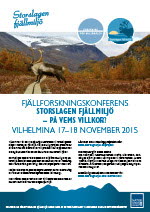 Program för fjällforskningskonferens 2015