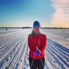 Marie-Louise Dahlberg, studentintervju, idrottsvetenskapligt program