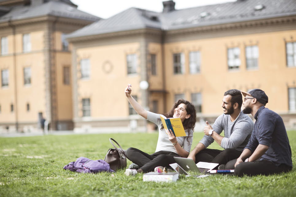 Studenter, utomhus, Östersund