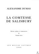 La comtesse de Salisbury