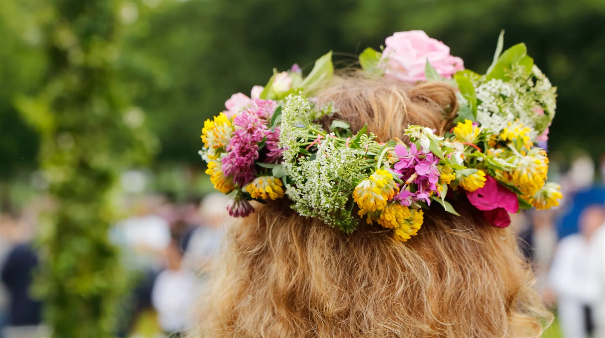 Blomsterkrans midsommar