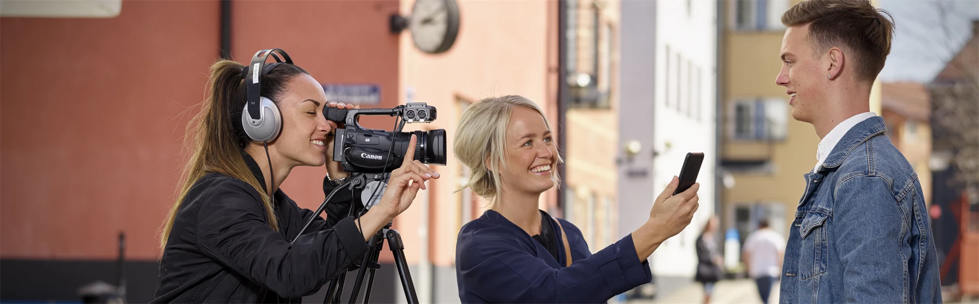 Studenter på kommunikations- och PR-programmet 