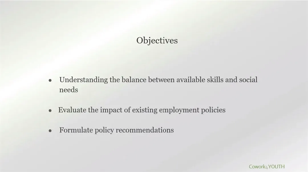 Bild från film om projektet "Cowork4YOUTH"