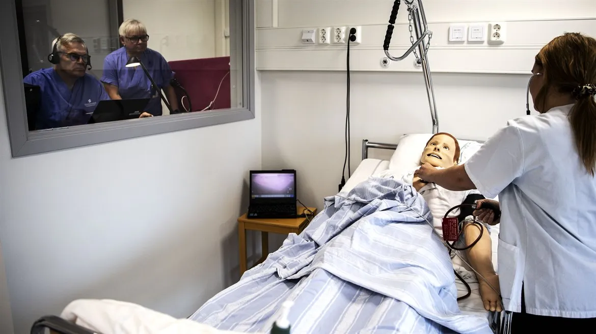 Patientsimulatorer sjuksköterskeutbildningen