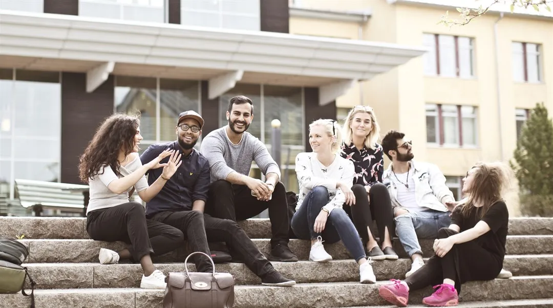 Studenter, utomhus, Östersund