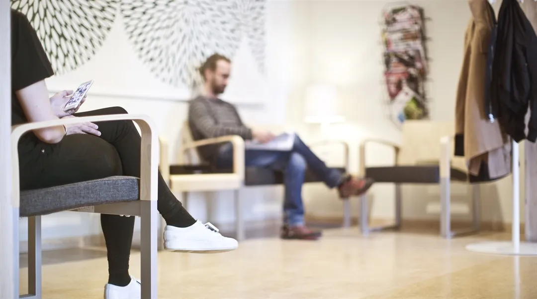 Väntrum, psykologimottagningen