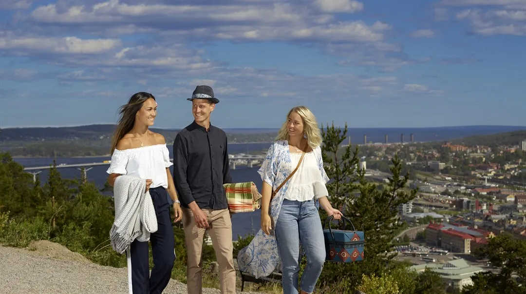 Studenter på Norra Berget