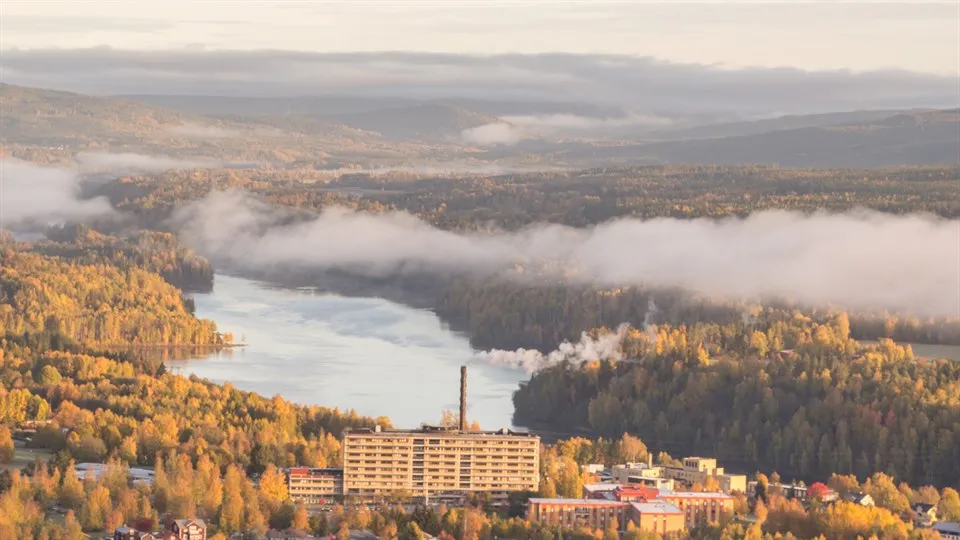 Vy över Sollefteå.