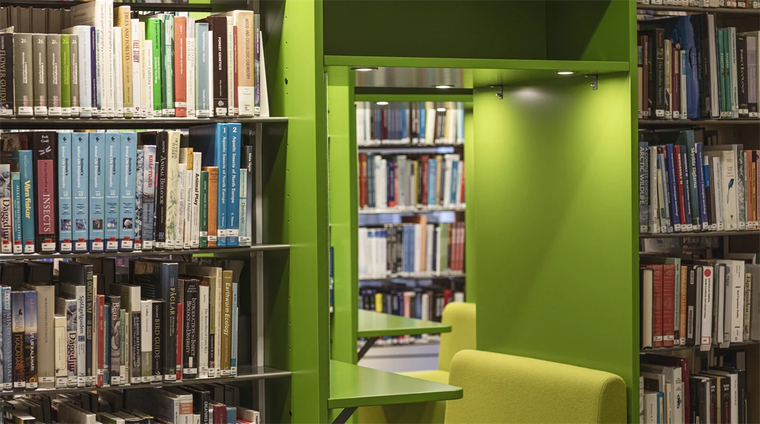 Interiör biblioteket Sundsvall