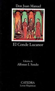 El conde Lucanor by Don Juan Manuel