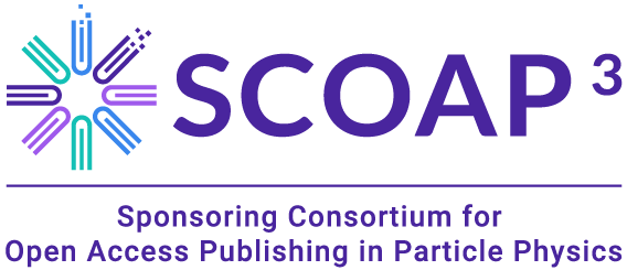 Logo SCOAP3 - The Sponsoring Consortium for Open Access Publishing in Particle Physics