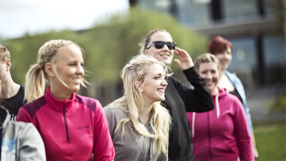 Brännboll på Campus Östersund